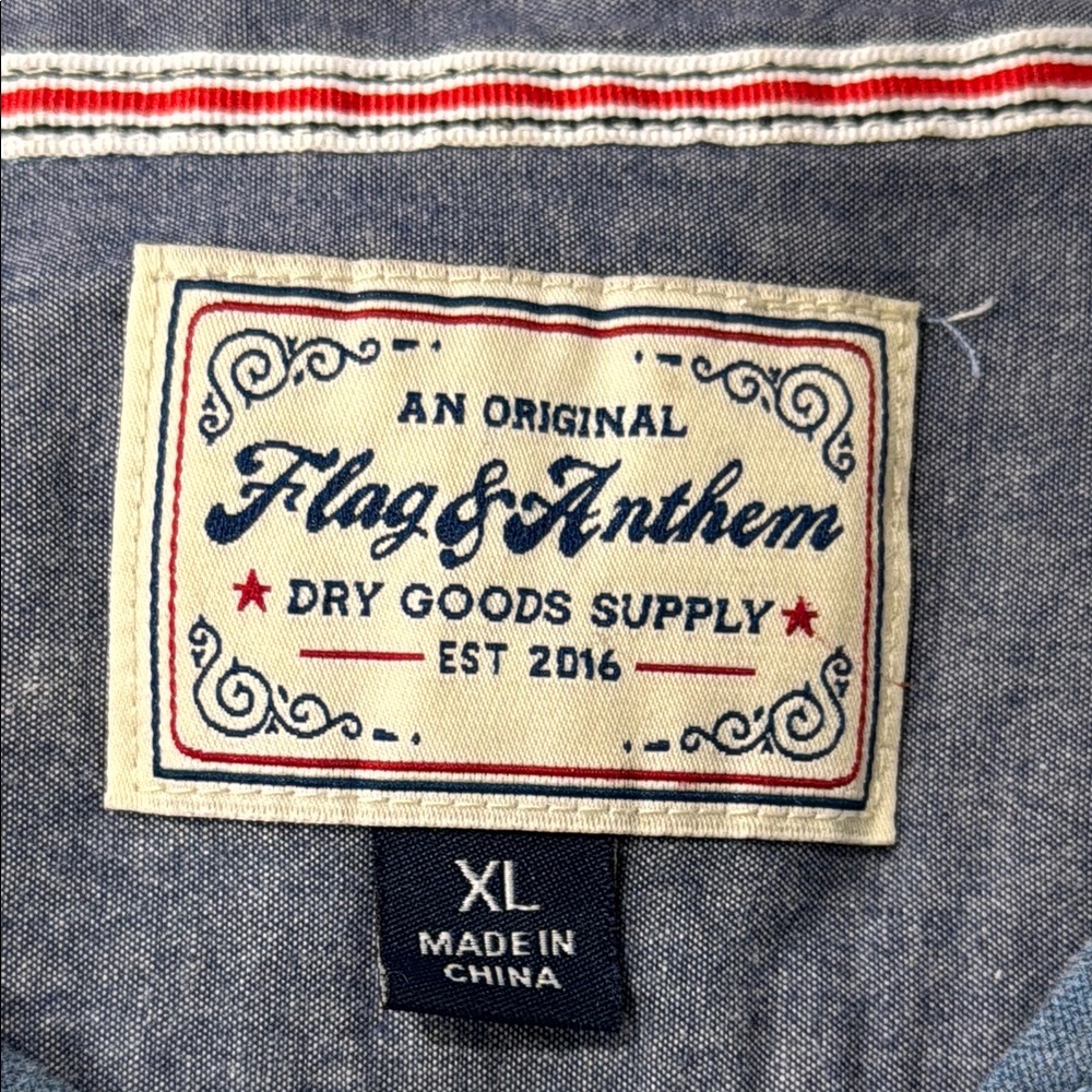 Faded Glory Men's Blue Shirt - Picture 4 of 9